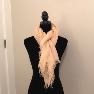 J.Crew light pink scarf